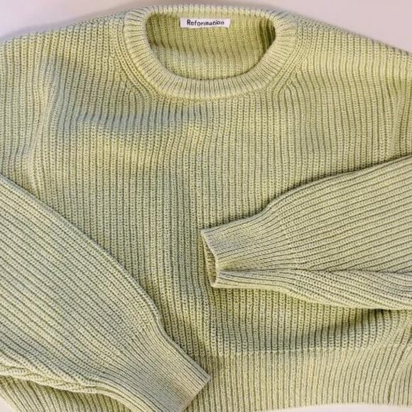 Reformation Sami Cropped Sweater - Picture 2 of 4